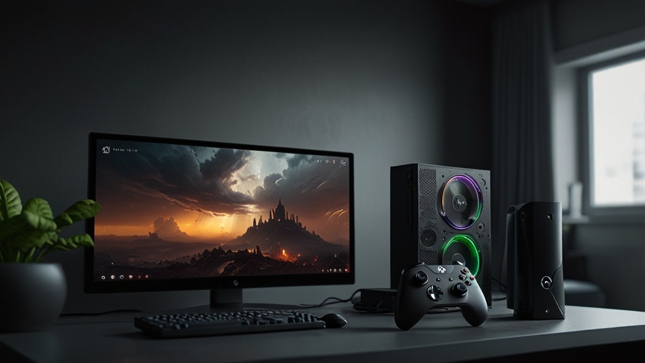 Xbox Cloud Gaming interface with game streaming and cross-device compatibility