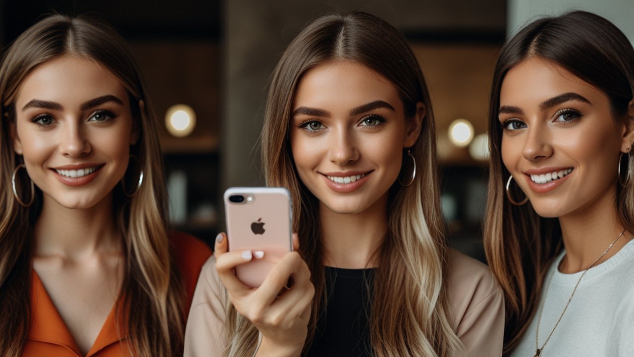 Creative social media studio with influencers creating content, brand partnership displays, and engagement analytics showing modern digital marketing strategies