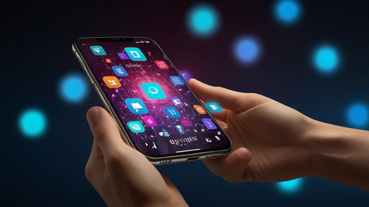 Secure mobile development environment with app security testing tools, encryption displays, and threat protection systems