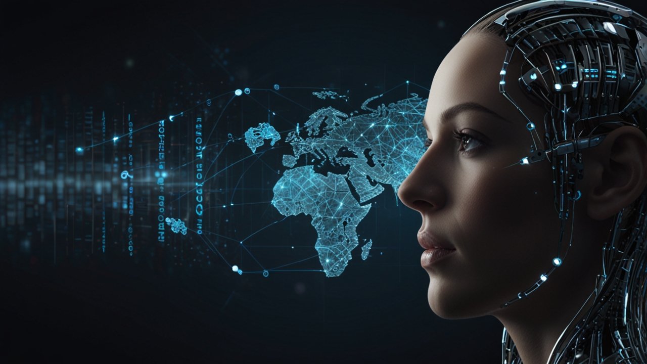 Advanced cybersecurity operations center with AI threat detection, security monitoring displays, and next-generation defense systems