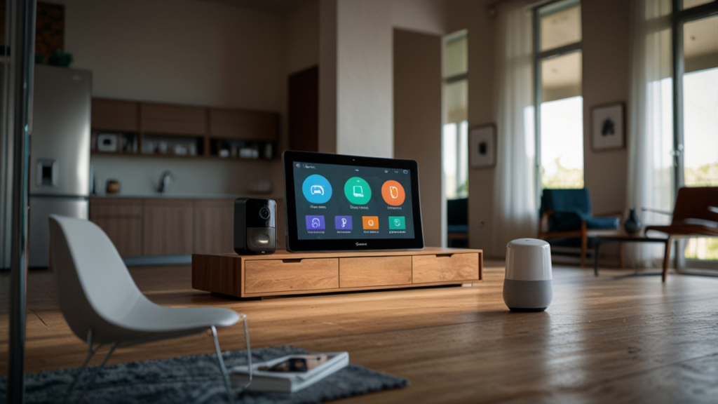 Smart home devices with automation solutions and connected living technology