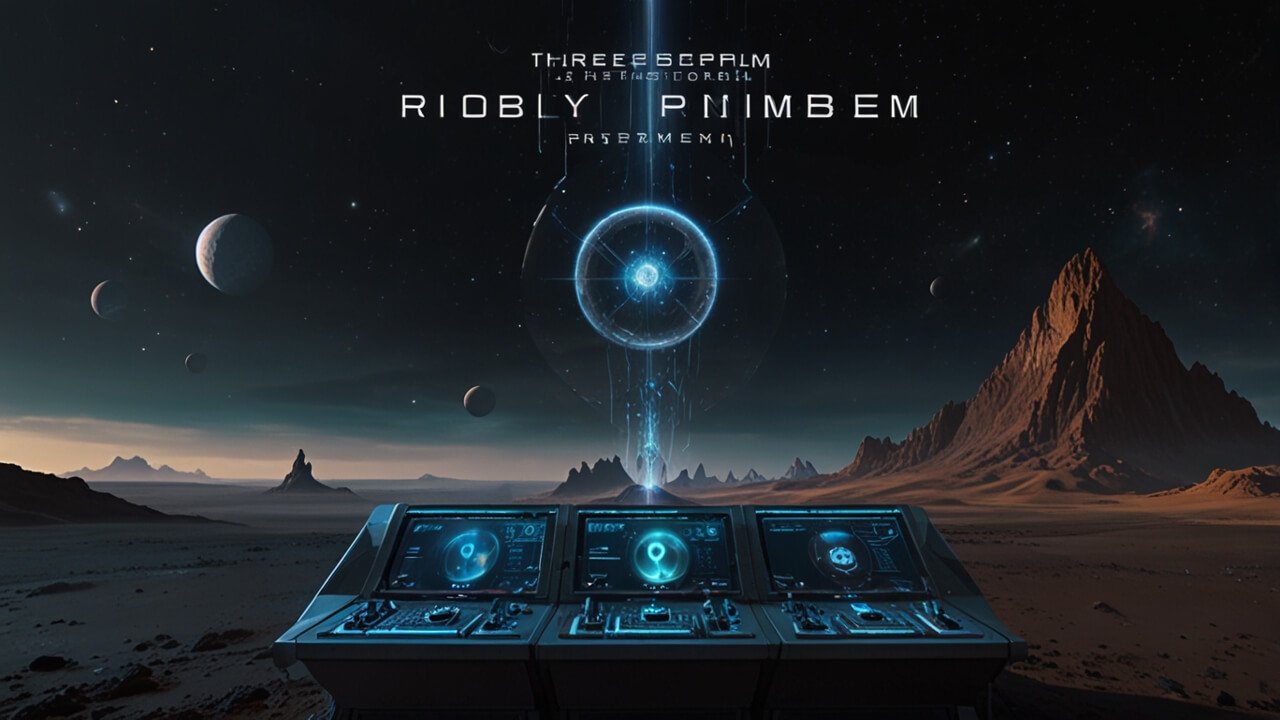 Three-Body Problem streaming content with science fiction and complex scientific themes