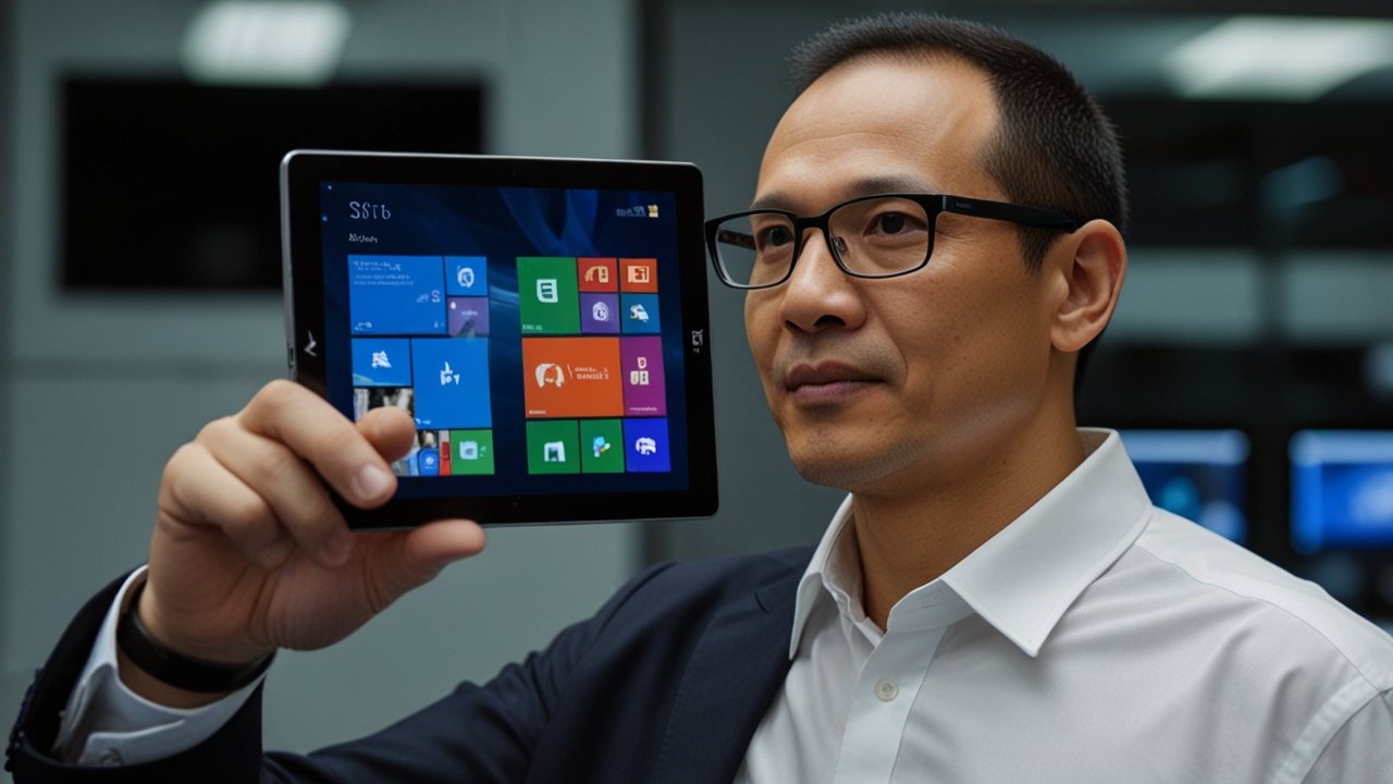 Modern tablet showcase with advanced computing features, portable productivity displays, and next-generation mobile technology demonstrations