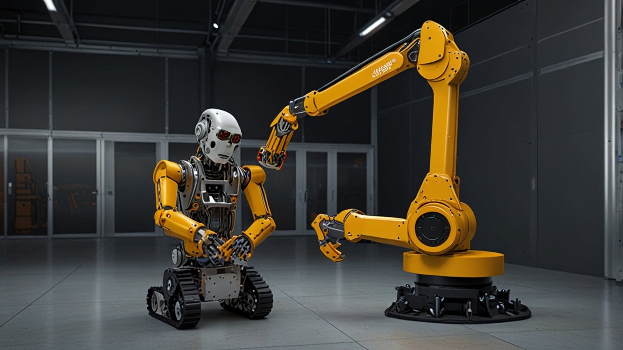 Advanced robotics simulation laboratory with virtual testing environments, digital prototyping systems, and robotic development platforms