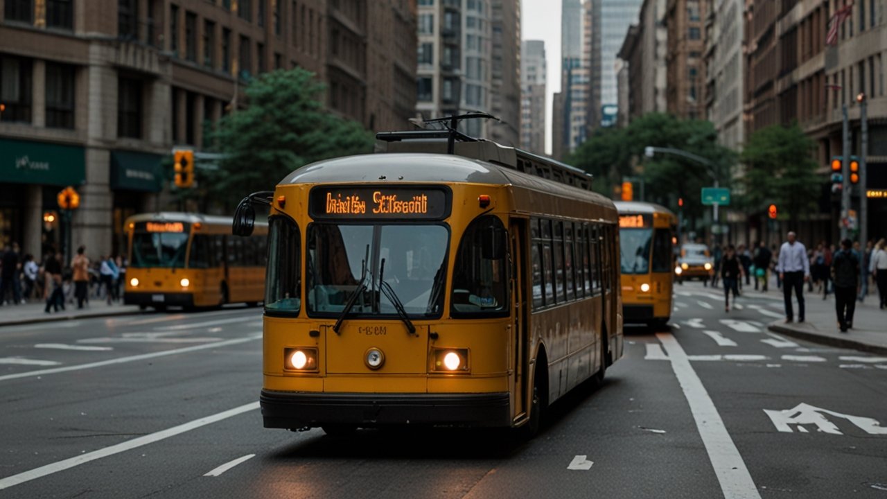 Professional urban planning center with mobility strategy displays, traffic solution modeling, and city transportation optimization systems